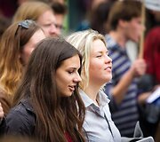 Vilniaus Universiteto (VU) studentai griausmingai paminėjo mokslo metų pradžią.