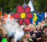 Vilniaus Universiteto (VU) studentai griausmingai paminėjo mokslo metų pradžią.