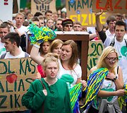 Vilniaus Universiteto (VU) studentai griausmingai paminėjo mokslo metų pradžią.