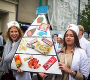 Vilniaus Universiteto (VU) studentai griausmingai paminėjo mokslo metų pradžią.