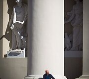 Saulės nutviekstas Vilnius ir vilniečiai.