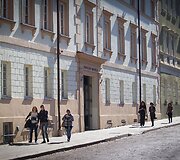 Saulės nutviekstas Vilnius ir vilniečiai.