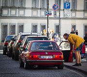 Saulės nutviekstas Vilnius ir vilniečiai.