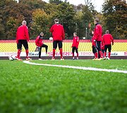 Lietuvos futbolo rinktinės treniruotė prie&scaron; varžybas su Estijos rinktine.