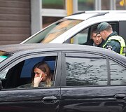 Vilniaus policija gaudė A juostą užimančius automobilių vairuotojus