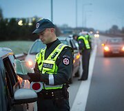 Vilniaus kelių policijos reidas