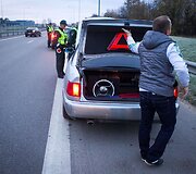 Vilniaus kelių policijos reidas