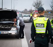 Vilniaus kelių policijos reidas