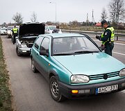 Vilniaus kelių policijos reidas