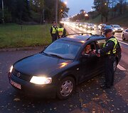 Vilniaus policija gaudė A juostą užimančius automobilių vairuotojus