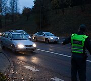 Vilniaus policija gaudė A juostą užimančius automobilių vairuotojus