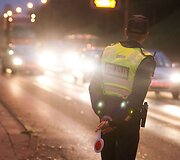 Vilniaus policija gaudė A juostą užimančius automobilių vairuotojus