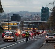 Vilniaus policija gaudė A juostą užimančius automobilių vairuotojus