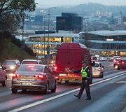 Vilniaus policija gaudė A juostą užimančius automobilių vairuotojus