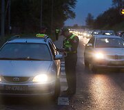 Vilniaus policija gaudė A juostą užimančius automobilių vairuotojus