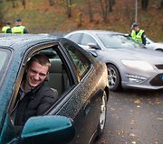 Vilniaus policija gaudė A juostą užimančius automobilių vairuotojus