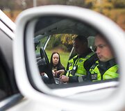 Vilniaus policija gaudė A juostą užimančius automobilių vairuotojus