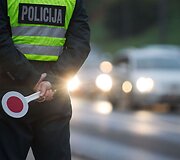 Vilniaus policija gaudė A juostą užimančius automobilių vairuotojus