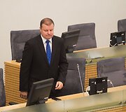 Seime prisiekė naujasis vidaus reikalų ministras Saulius Skvernelis