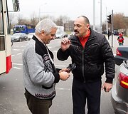 Troleibuso ir &bdquo;Audi&ldquo; avarija Vilniuje