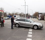 Troleibuso ir &bdquo;Audi&ldquo; avarija Vilniuje