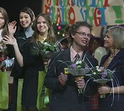 ventinėje laidoje &bdquo;Lietuvos tūkstantmečio vaikai&ldquo; varžėsi moksleiviai ir politikai.