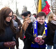 Pievai prie&scaron;ais Rusijos ambasadą neoficialiai suteiktas &bdquo;Euro Maidano&ldquo; vardas.