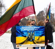 Pievai prie&scaron;ais Rusijos ambasadą neoficialiai suteiktas &bdquo;Euro Maidano&ldquo; vardas.
