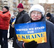 Pievai prie&scaron;ais Rusijos ambasadą neoficialiai suteiktas &bdquo;Euro Maidano&ldquo; vardas.