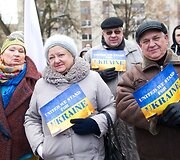 Pievai prie&scaron;ais Rusijos ambasadą neoficialiai suteiktas &bdquo;Euro Maidano&ldquo; vardas.