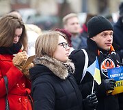 Pievai prie&scaron;ais Rusijos ambasadą neoficialiai suteiktas &bdquo;Euro Maidano&ldquo; vardas.