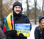 Pievai prie&scaron;ais Rusijos ambasadą neoficialiai suteiktas &bdquo;Euro Maidano&ldquo; vardas.