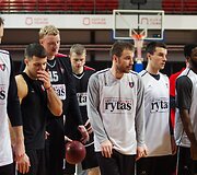 Atvira Vilniaus &bdquo;Lietuvos ryto&ldquo; ekipos treniruotė prie&scaron; rungtynes su Volgogrado &bdquo;Krasnyj Oktiabr&ldquo; klubu