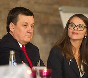 Rolandas Valiūnas ir Jurgita Gauk&scaron;tienė