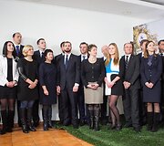 Artūras Zuokas ir Lietuvos Laisvės sąjungos kandidatai Vilniuje.
