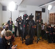 Artūras Zuokas ir Lietuvos Laisvės sąjungos kandidatai Vilniuje.