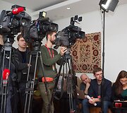 Artūras Zuokas ir Lietuvos Laisvės sąjungos kandidatai Vilniuje.