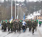 Bėgimas &bdquo;Gyvybės ir mirties keliu&ldquo;, skirtas 1991 metais žuvusiems Lietuvos laisvės gynėjams atminti.