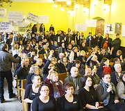 Jaunųjų Lietuvos kurčiųjų draugijos narių protestas