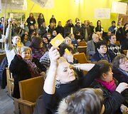 Jaunųjų Lietuvos kurčiųjų draugijos narių protestas