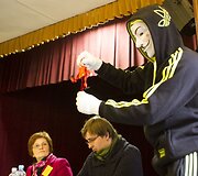 Jaunųjų Lietuvos kurčiųjų draugijos narių protestas