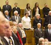 Seime Kovo 11&ndash;osios Akto salėje vykta i&scaron;kilmingas Laisvės gynėjų dienos minėjimas 