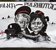 Politikų karikatūros į Vilnių atkeliavo i&scaron; Klaipėdos.