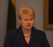 Lietuvos Respublikos Prezidentė Dalia Grybauskaitė priėmė Lietuvoje vie&scaron;intį Europos Sąjungos Prezidentą Hermaną van Rompuy.