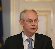 Lietuvos Respublikos Prezidentė Dalia Grybauskaitė priėmė Lietuvoje vie&scaron;intį Europos Sąjungos Prezidentą Hermaną van Rompuy.