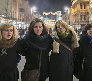Gedimino prospekte &ndash; 16 simbolinių laužų