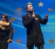 Evelina Sa&scaron;enko ir Vaidas Baumila