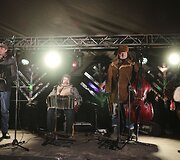 Užgavėnių &scaron;ventė Vilniaus mokytojų namų kiemelyje