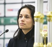 Lietuvos futbolo federacijos stadione spaudos konferencija