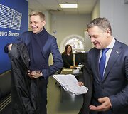Remigijus &Scaron;ima&scaron;ius ir Eligijus Masiulis